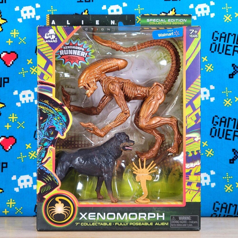 Lanard Alien Special Edition Xenomorph Runner Xeno 7" Spike and Facehugger New